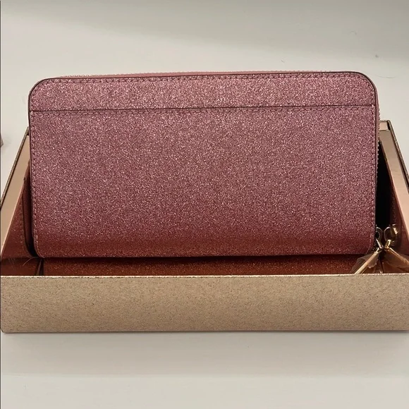 kate spade Pink Glitter Wallet - Picture 3 of 7